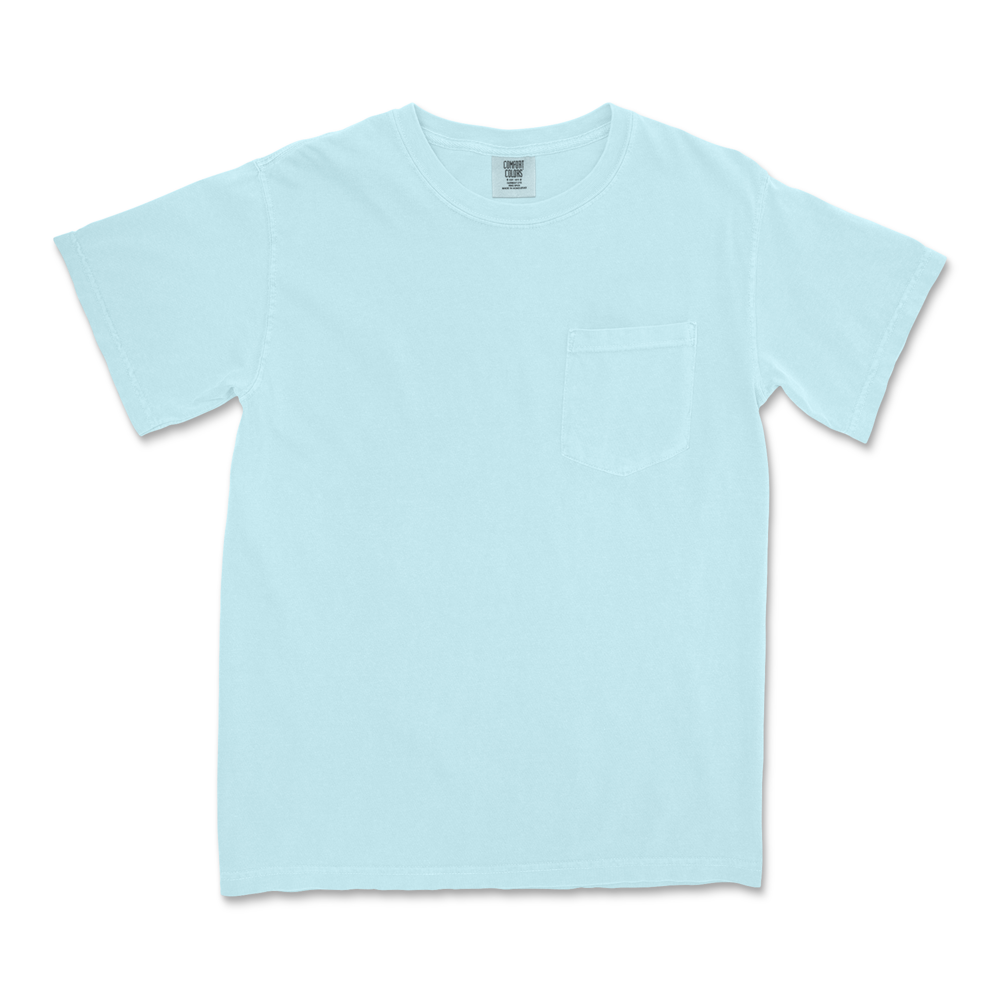 Monogrammed Comfort Colors Pocket Short Sleeve T-Shirt