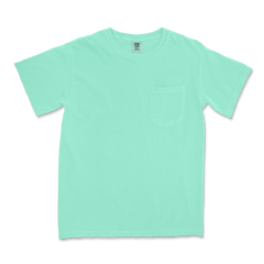 Monogrammed Comfort Colors Pocket Short Sleeve T-Shirt
