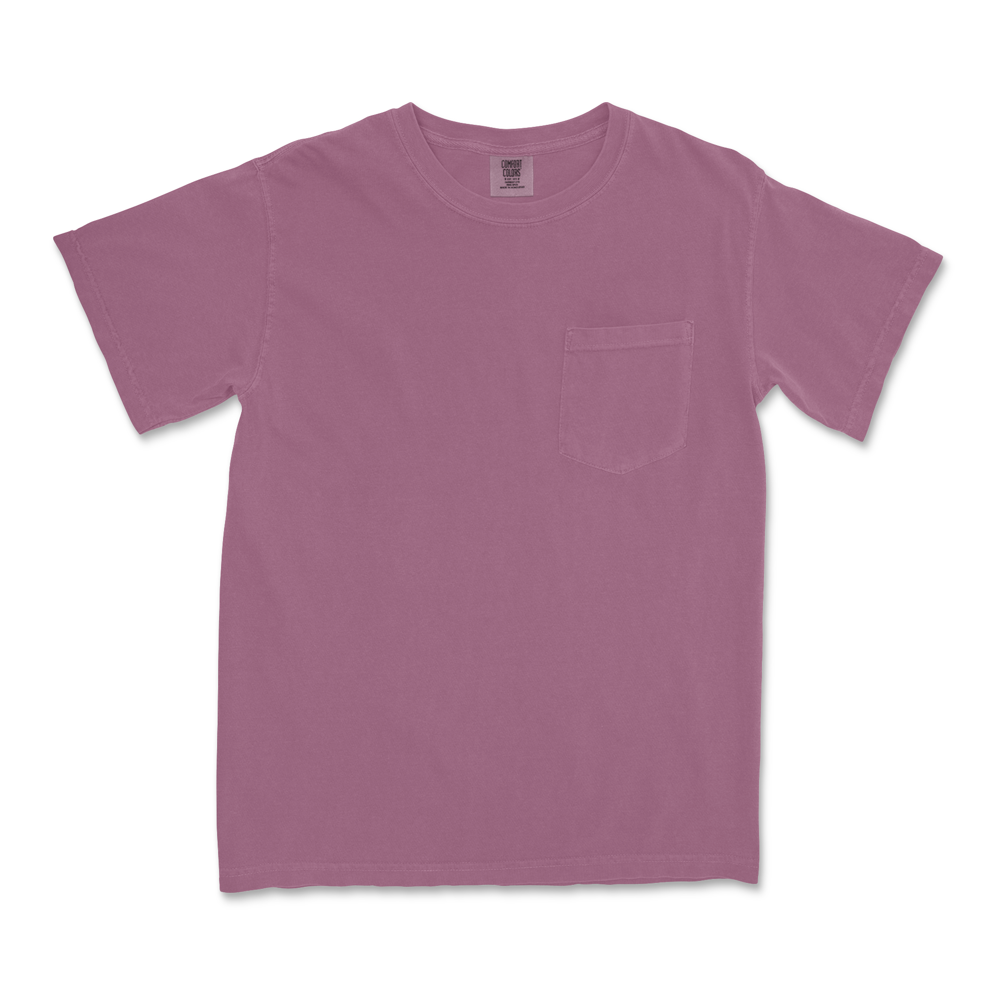 Monogrammed Comfort Colors Pocket Short Sleeve T-Shirt