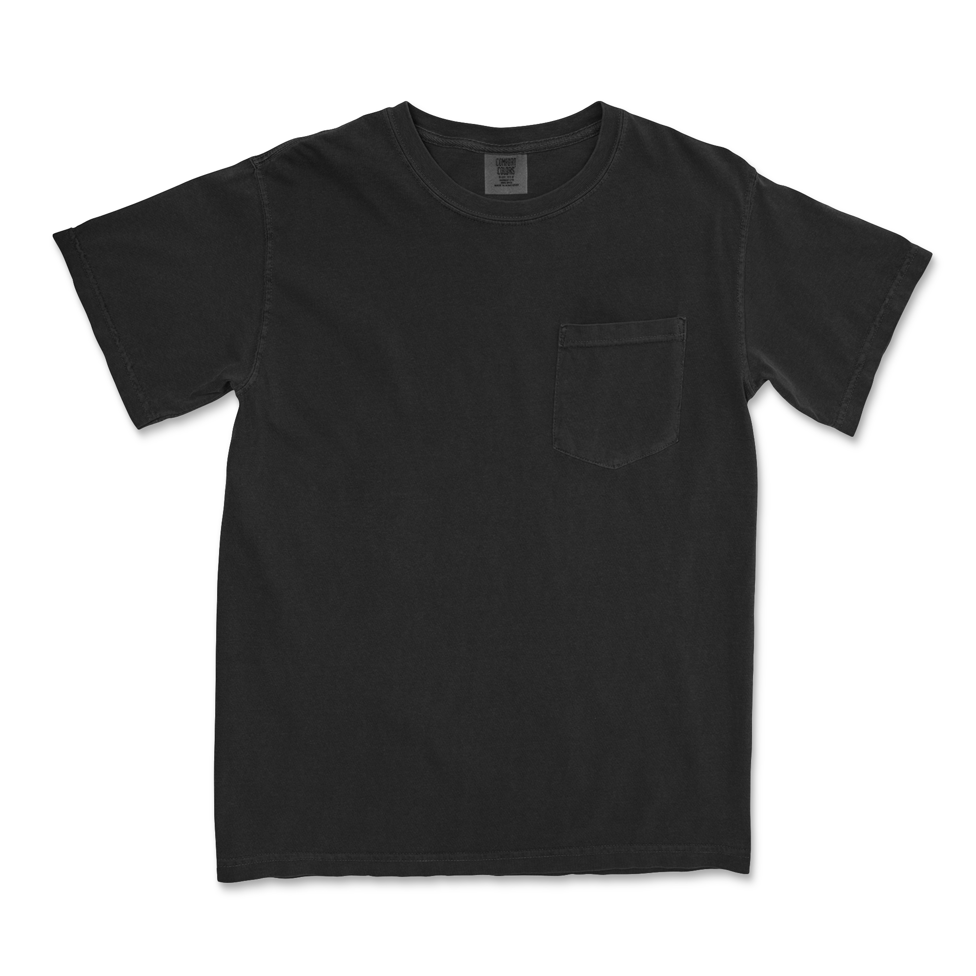 Monogrammed Comfort Colors Pocket Short Sleeve T-Shirt