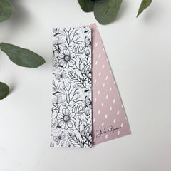 Noir Botanical Bookmark