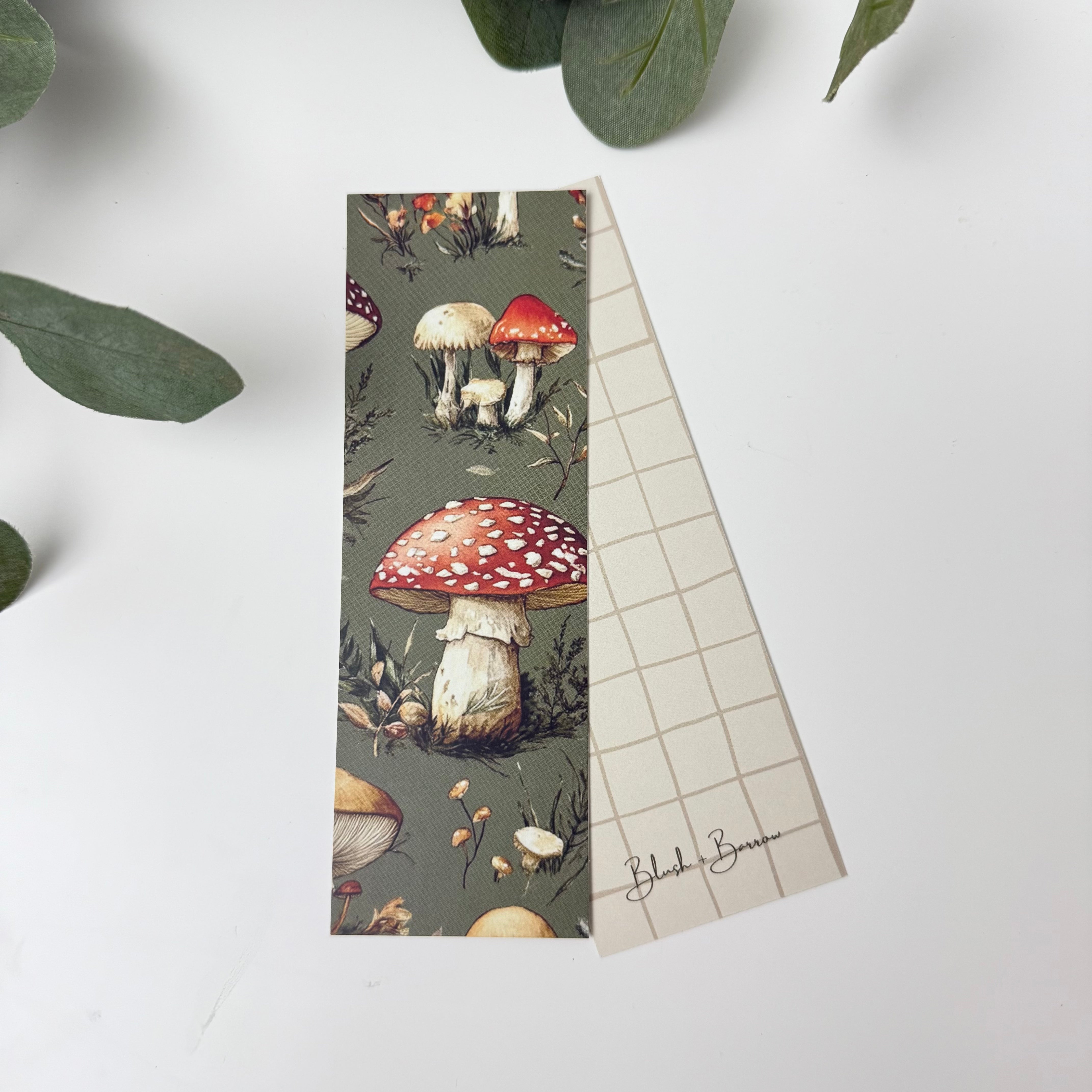Whimsical Mushroom Bookmark