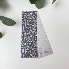Neutral Botanical Bookmark