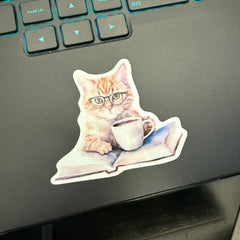 Java Kitty Sticker