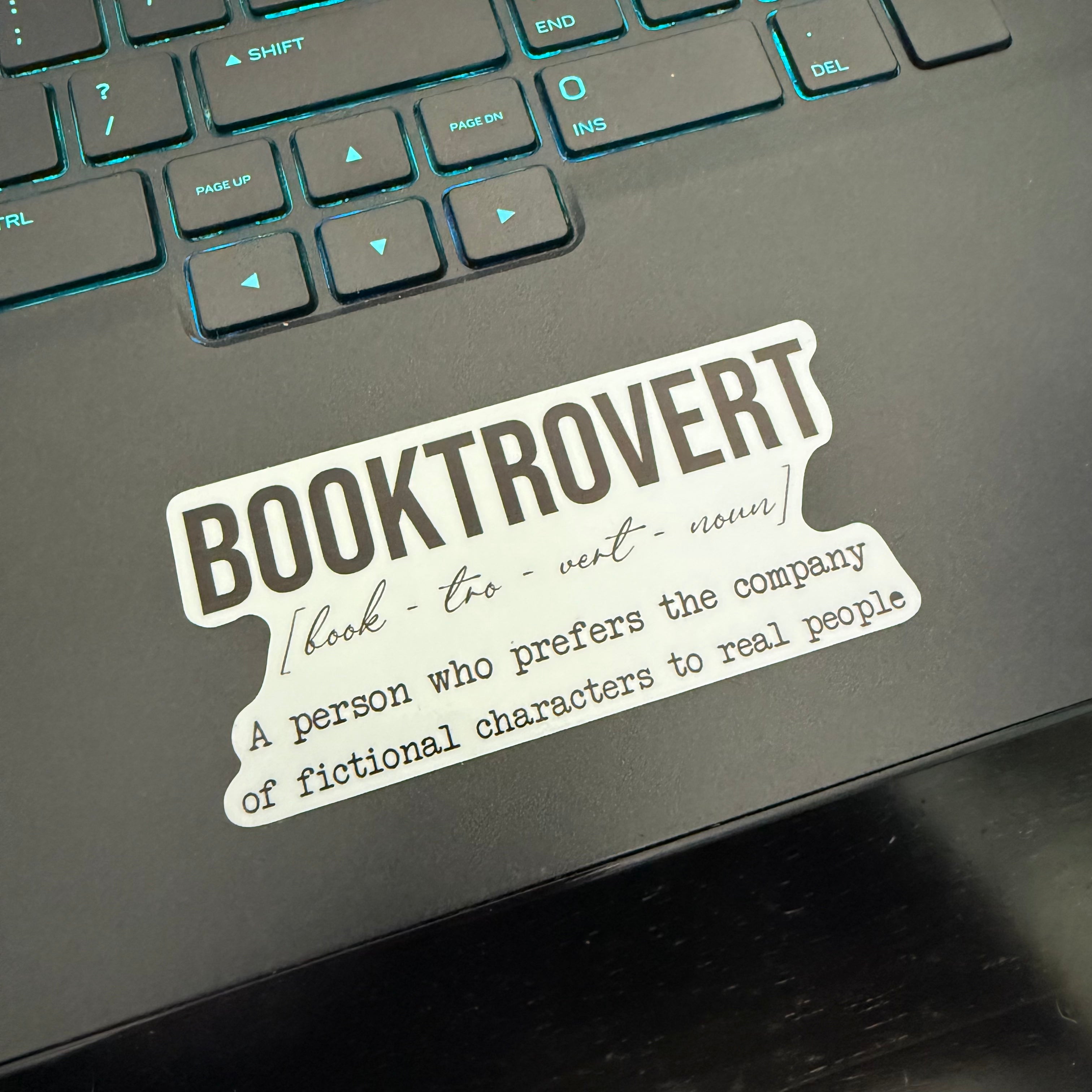 Booktrovert Sticker