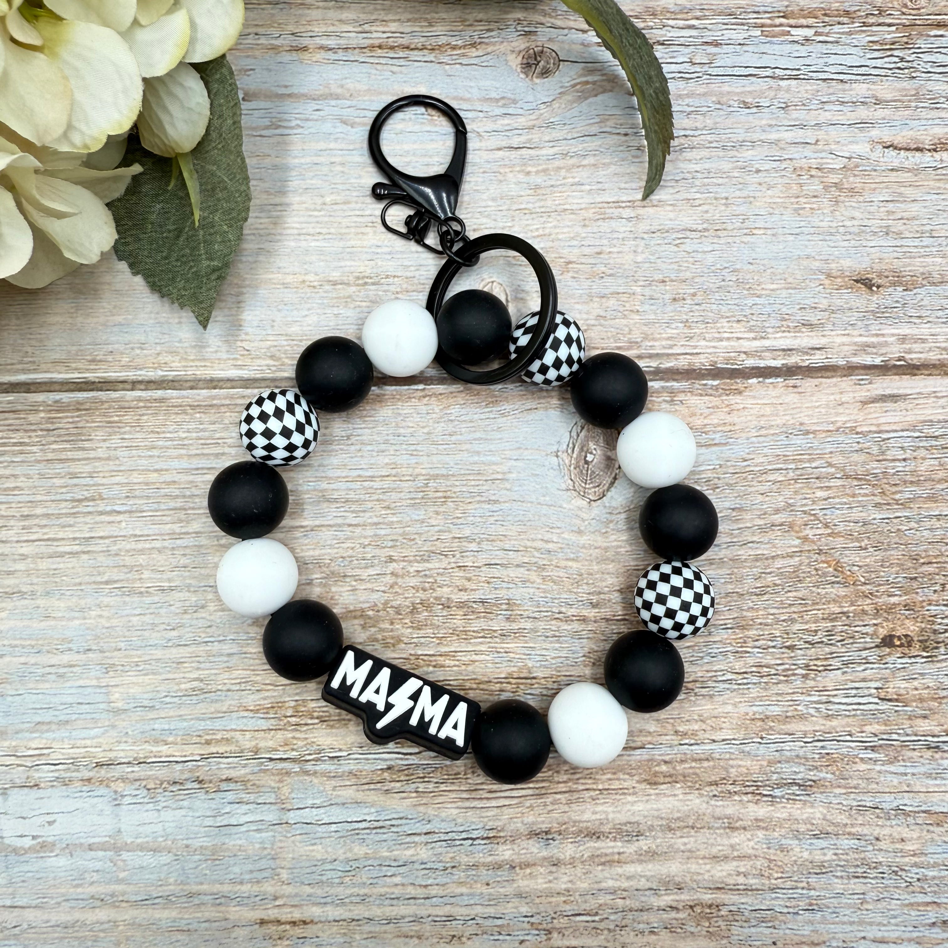 Wristlet Keychain | Lightening Bolt MAMA