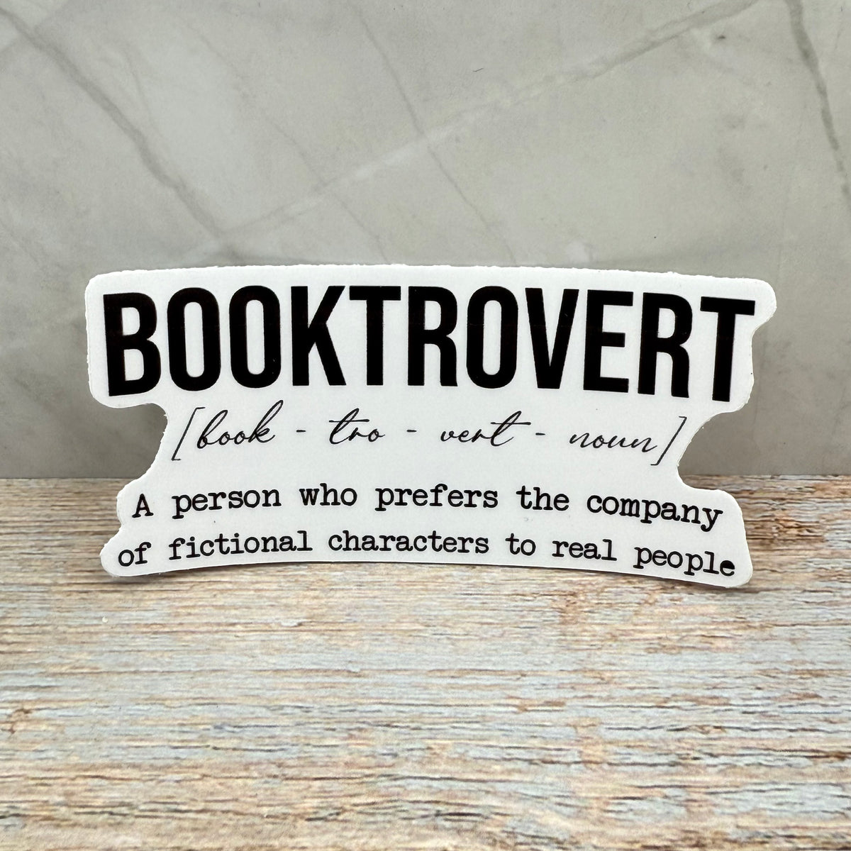 Booktrovert Sticker