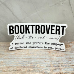 Booktrovert Sticker