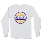 Leopard Circle Long Sleeve T-Shirt - Clarksville High School Wildcats