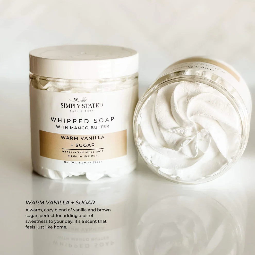Whipped Soap | Warm Vanilla + Sugar
