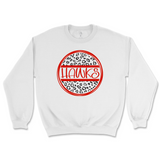 Leopard Circle Sweatshirt - Rossview High School Hawks