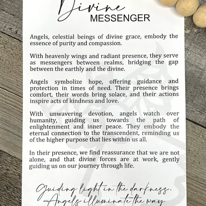 Story Ornament - Angels - A Divine Messenger