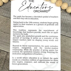 Story Ornament - Apple - the Educators Orchard