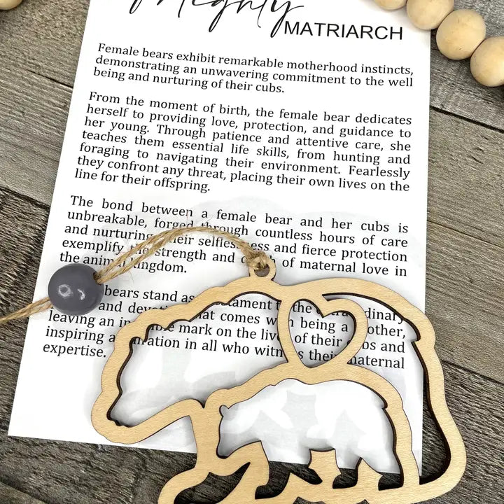 Story Ornament - Bears - the Mighty Matriarch