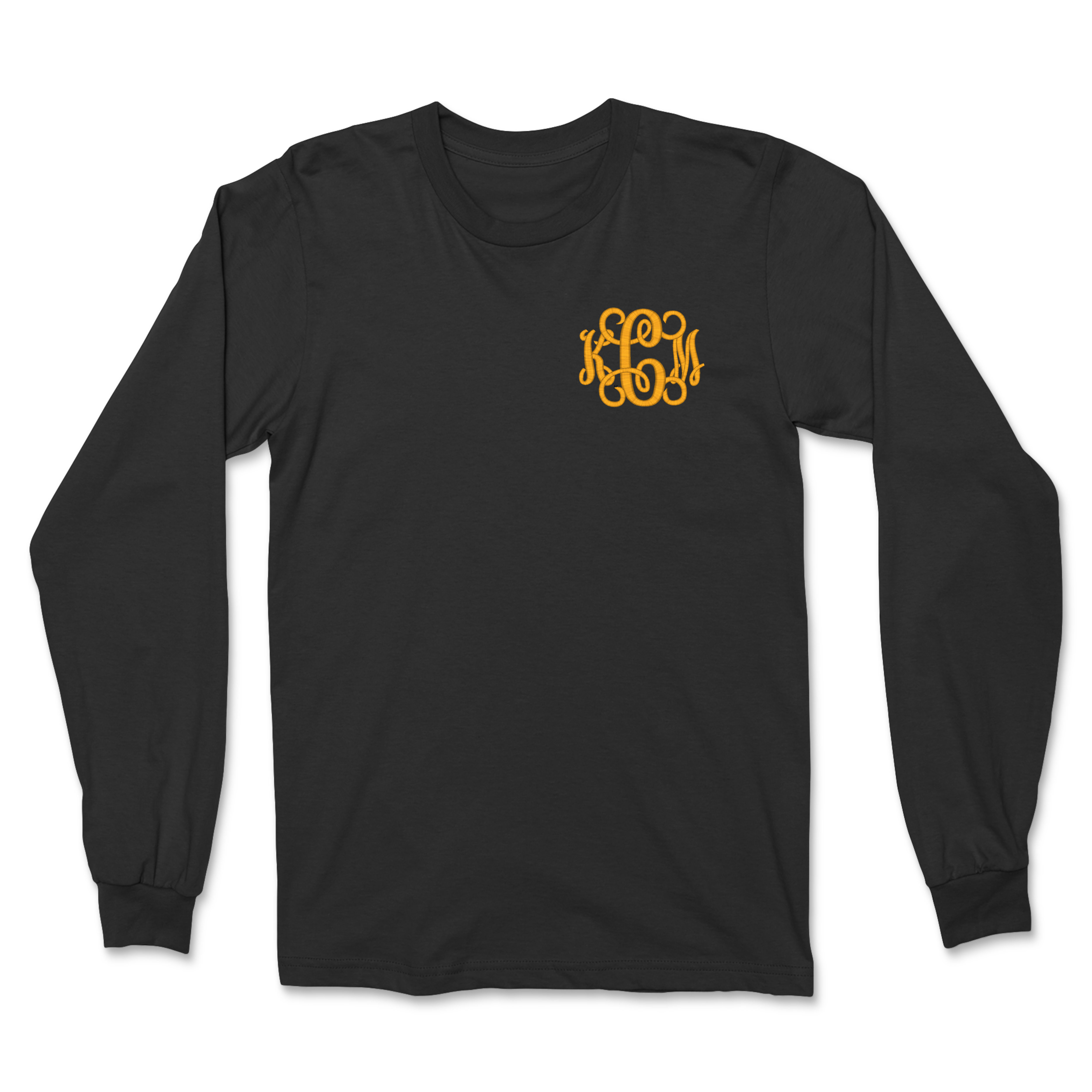 Monogrammed Game Day Long Sleeve T-Shirt