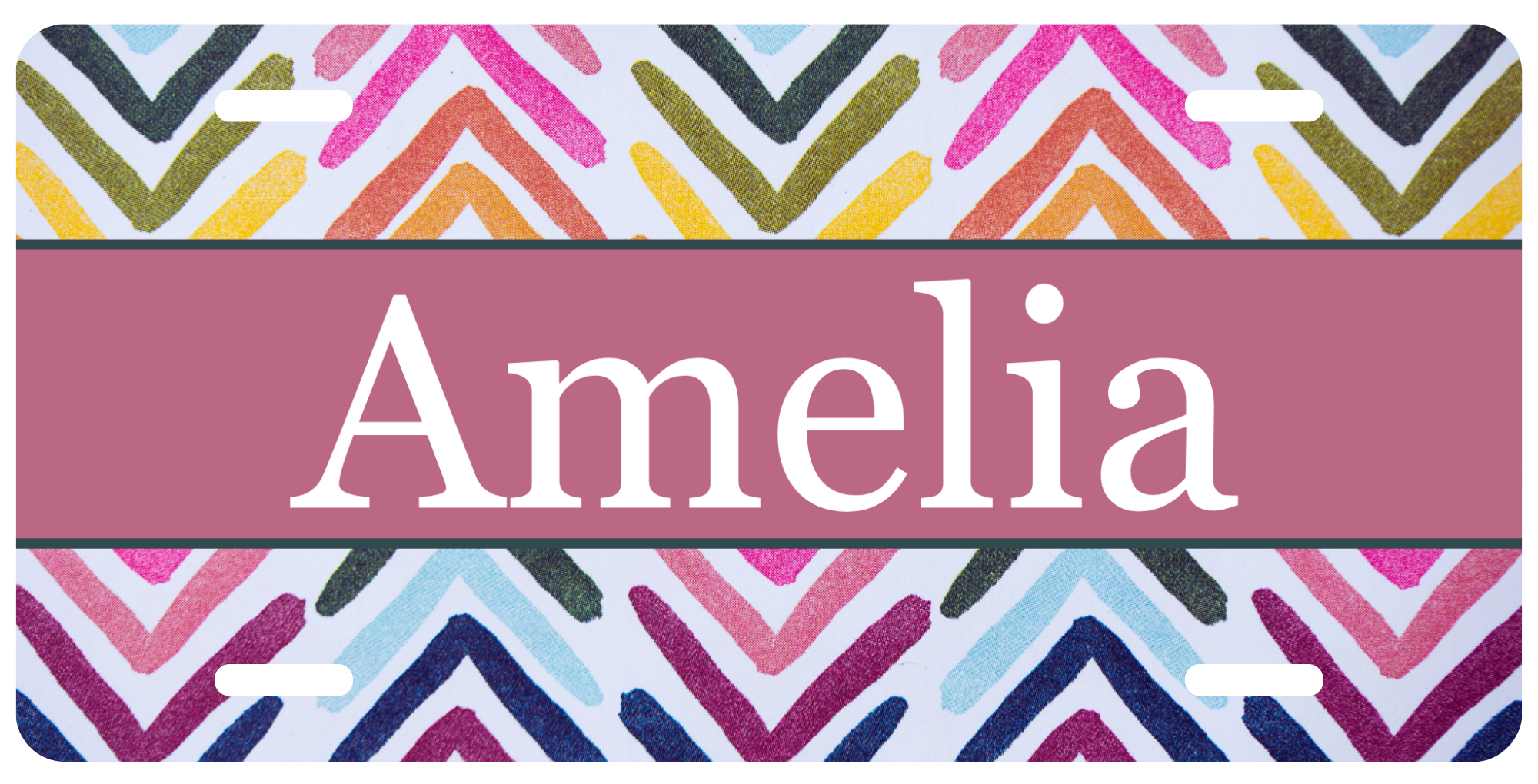 Personalized License Plate - Amelia