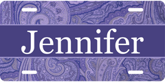 Personalized License Plate - Jennifer