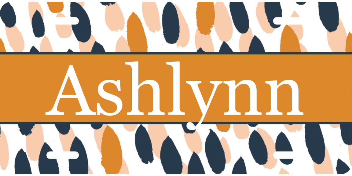 Personalized License Plate - Ashlynn