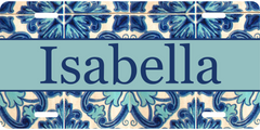 Personalized License Plate - Isabella