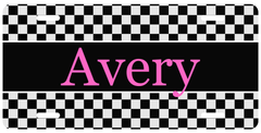 Personalized License Plate - Avery