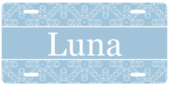 Personalized License Plate - Luna