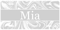 Personalized License Plate - Mia