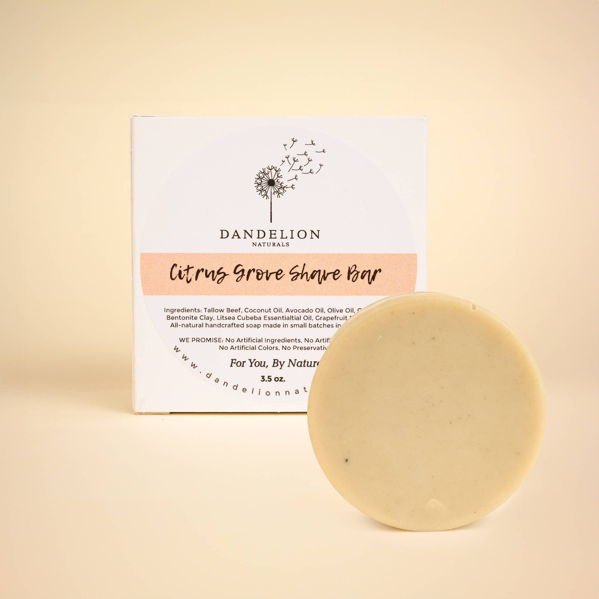 Citrus Grove Tallow Shave Soap