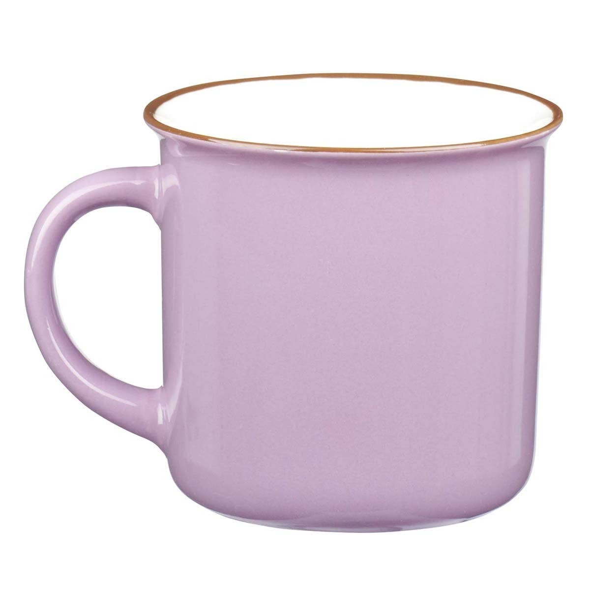 Mug Camp Purple/White Let Your Light Shine