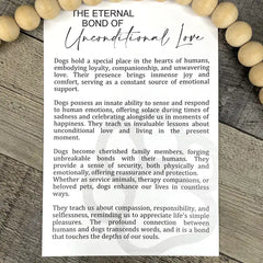 Story Ornament - Dog - Unconditional Love