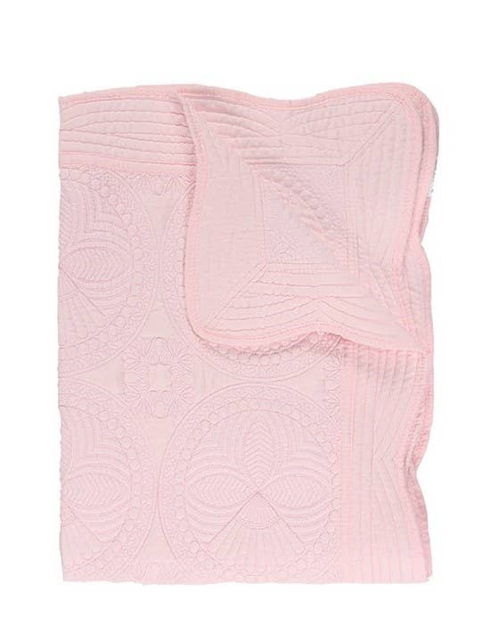 Monogrammed Heirloom Baby Quilt