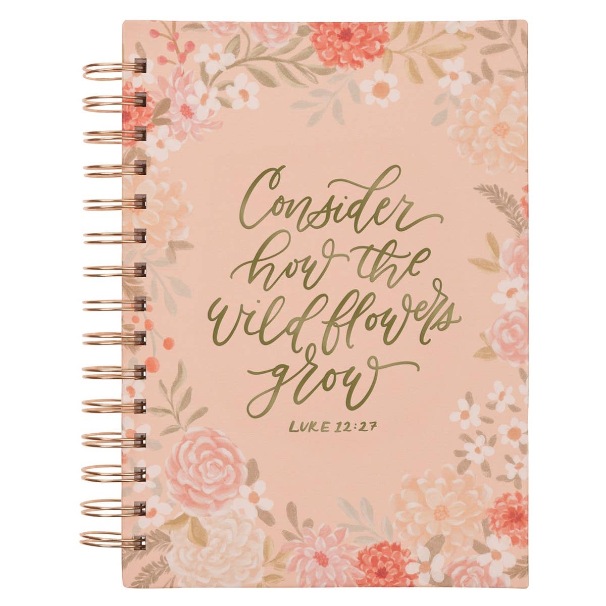 Journal Wirebound | Consider How the Wildflowers Grow Luke 12:27