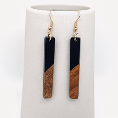 Resin Wooden Earrings
