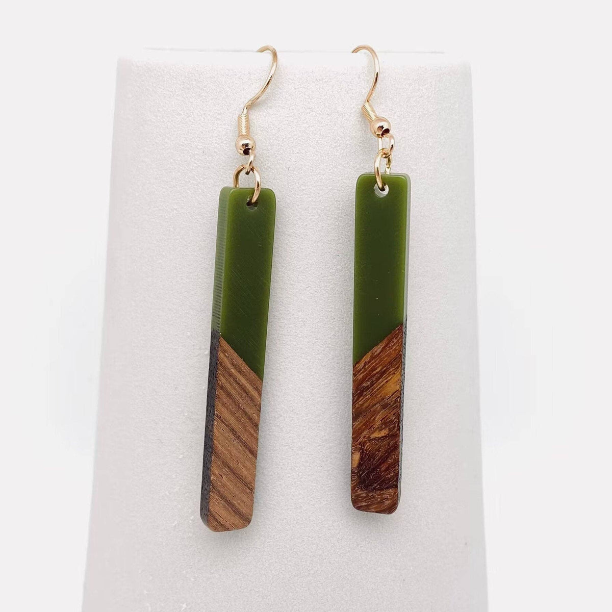 Resin Wooden Earrings