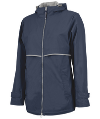 Monogrammed Ladies Rain Jacket - Navy