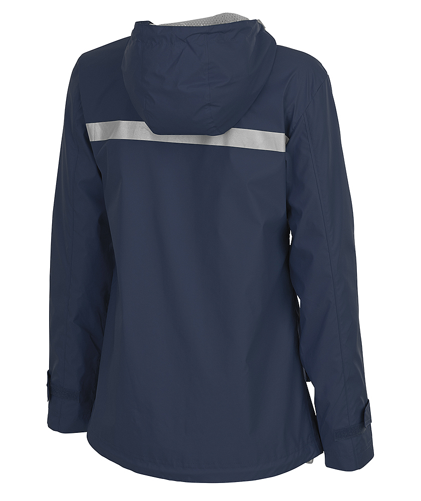 Monogrammed Ladies Rain Jacket - Navy