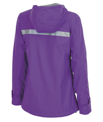 Monogrammed Ladies Rain Jacket - Purple