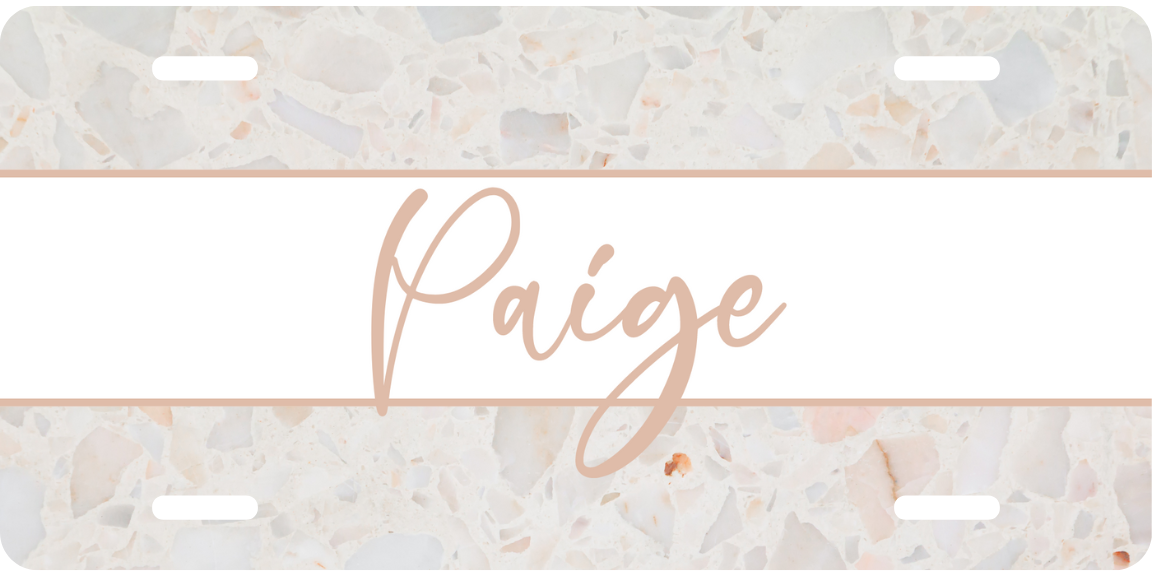 Personalized License Plate - Paige