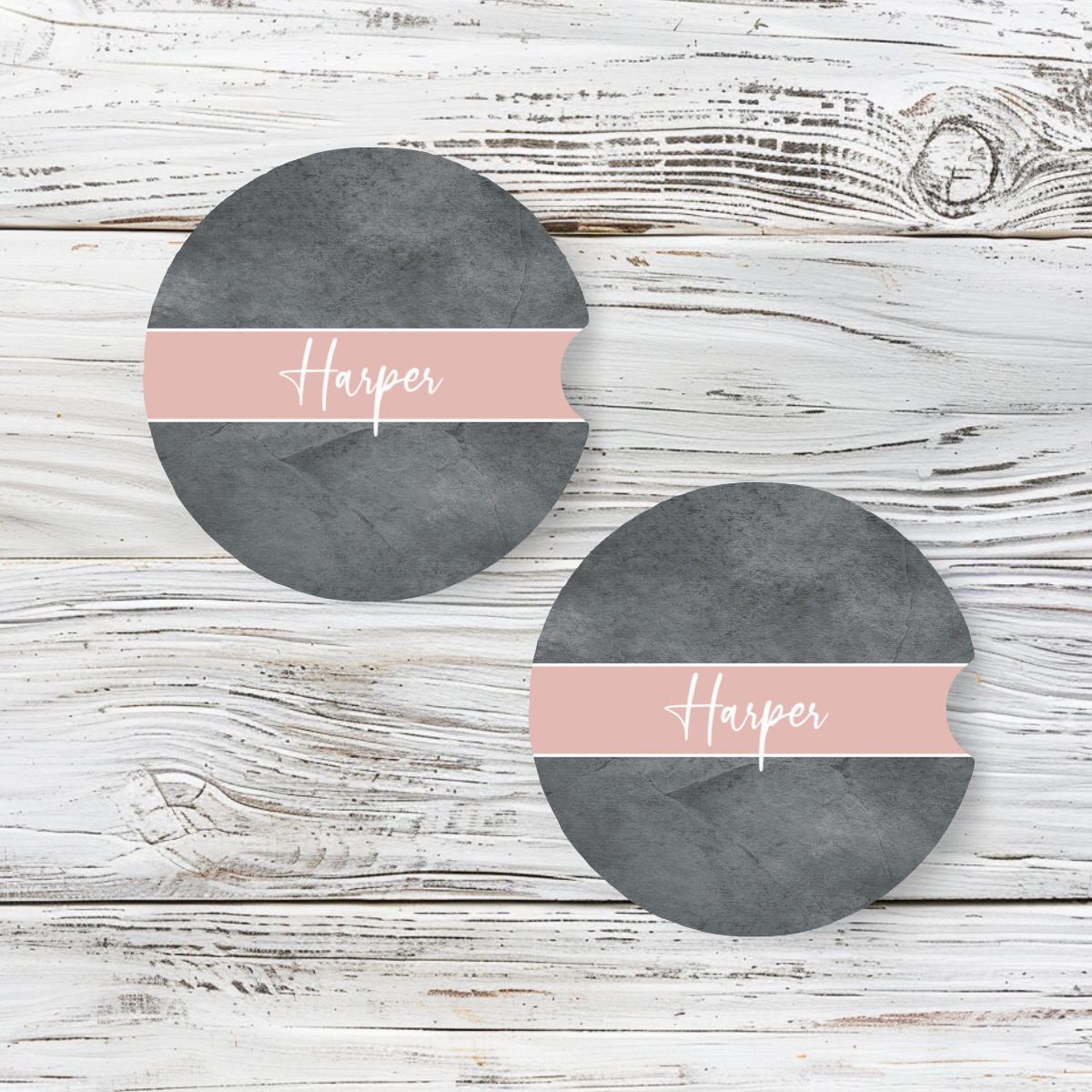 Personalized Car Coaster - Harper (Set of 2)