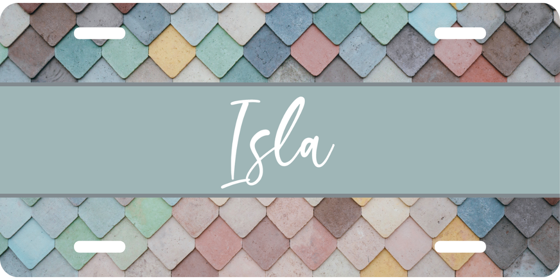 Personalized License Plate - Isla
