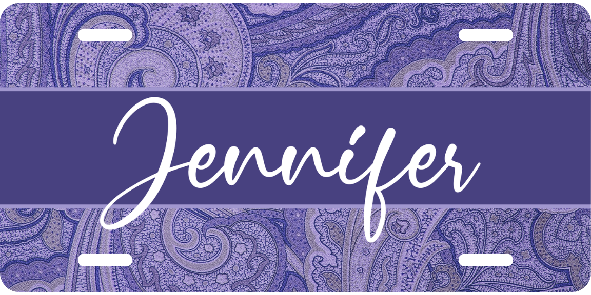 Personalized License Plate - Jennifer