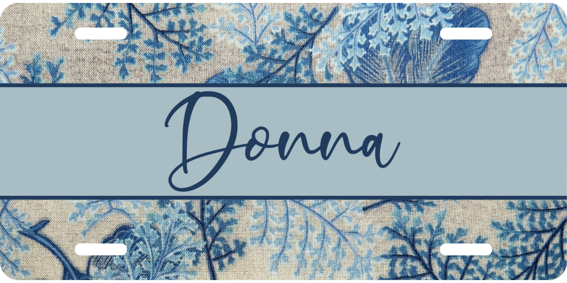 Personalized License Plate - Donna
