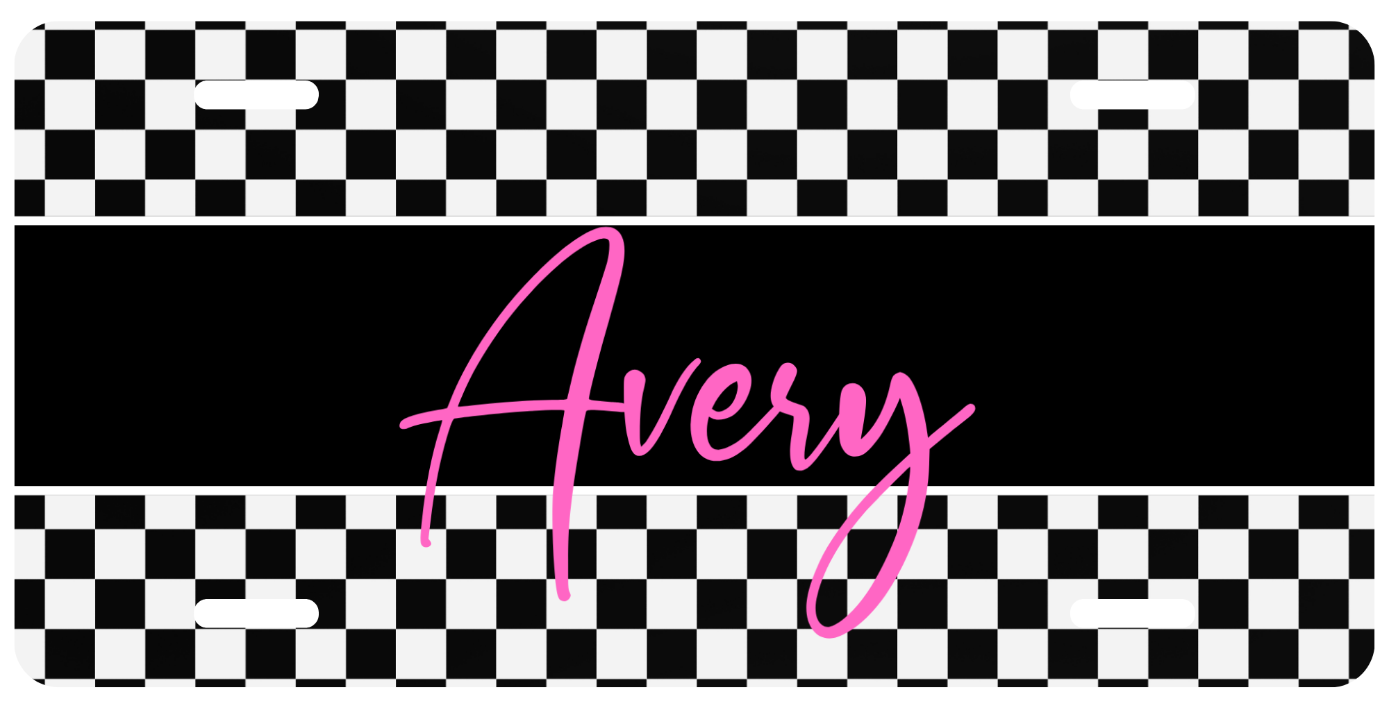 Personalized License Plate - Avery