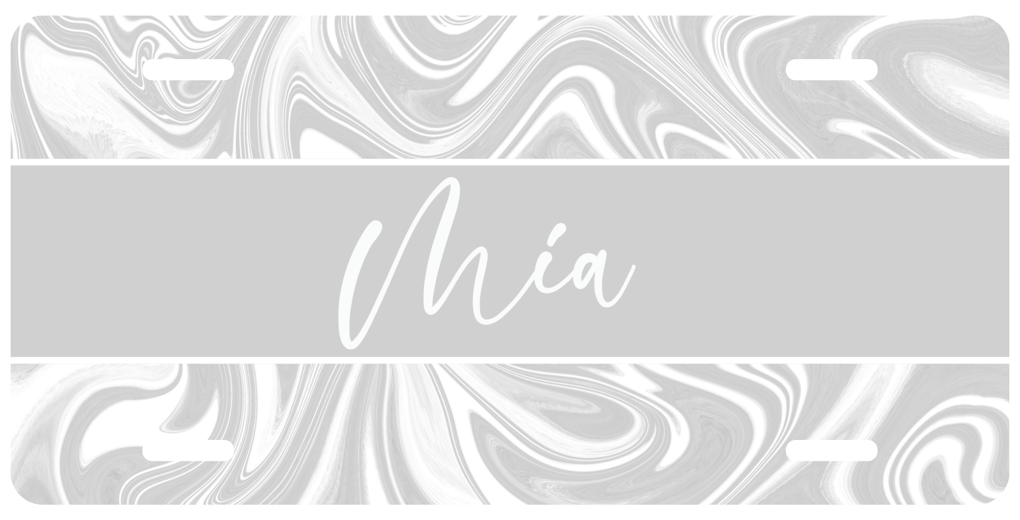 Personalized License Plate - Mia