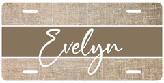 Personalized License Plate - Evelyn