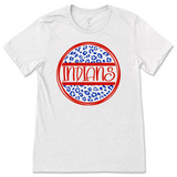 Leopard Circle T-Shirt - Montgomery Central High School Indians